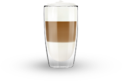 En kopp latte macchiato