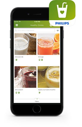 Philips dryck-app - Recept