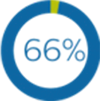 Gráfico de 66 por ciento