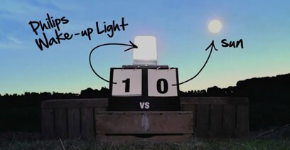 wake up light vs the sun