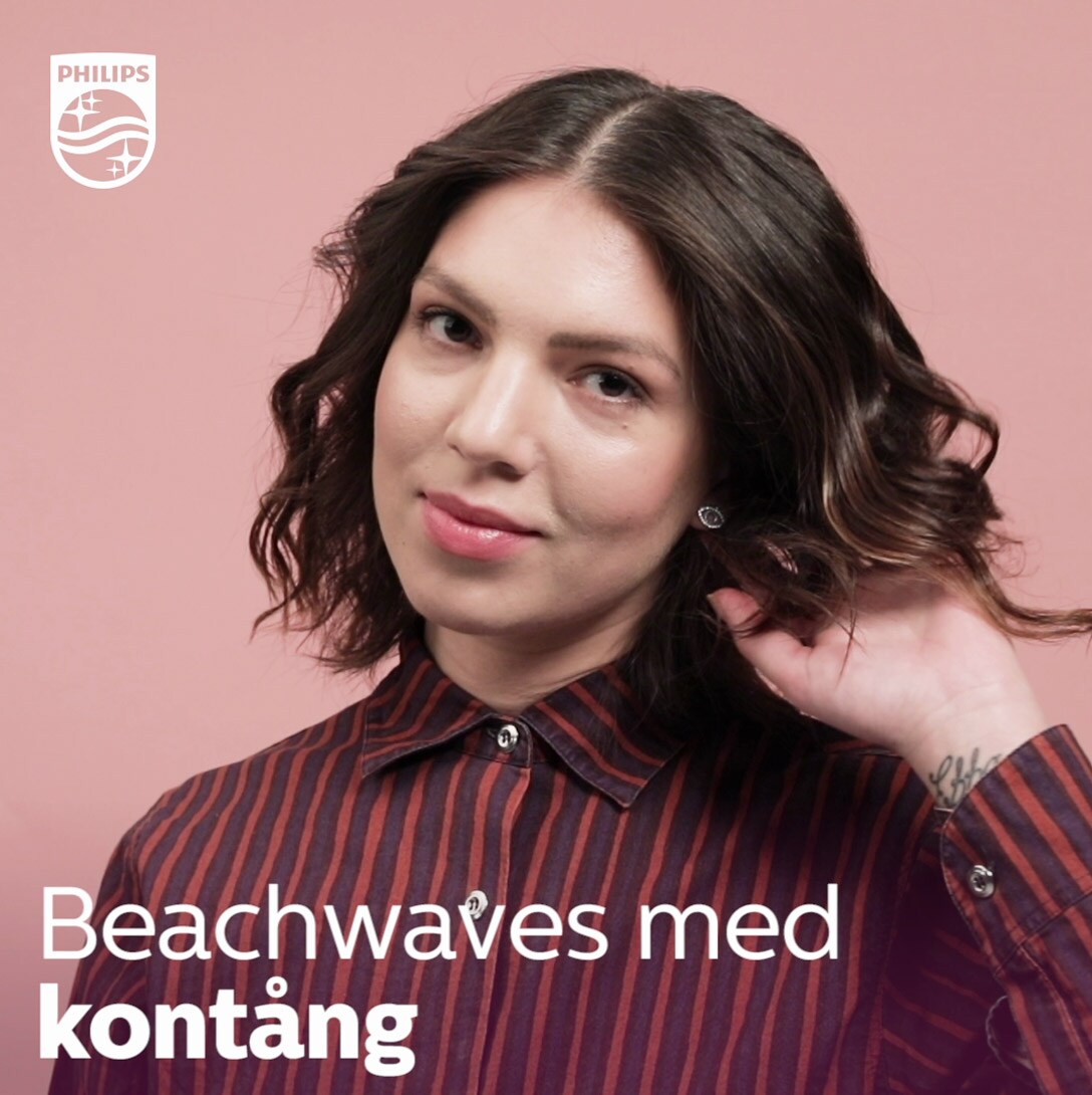 Beachwaves med Philips kontång