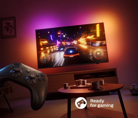 Utforska Philips TV-apparater för gaming