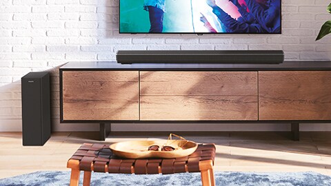 Philips trådlösa soundbar med HDMI