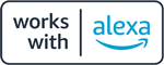 Fungerar med Alexa-logotyp