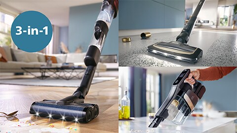 Philips AquaTrio Cordless 9000 Series dammsugare och mopp rengör ditt hem