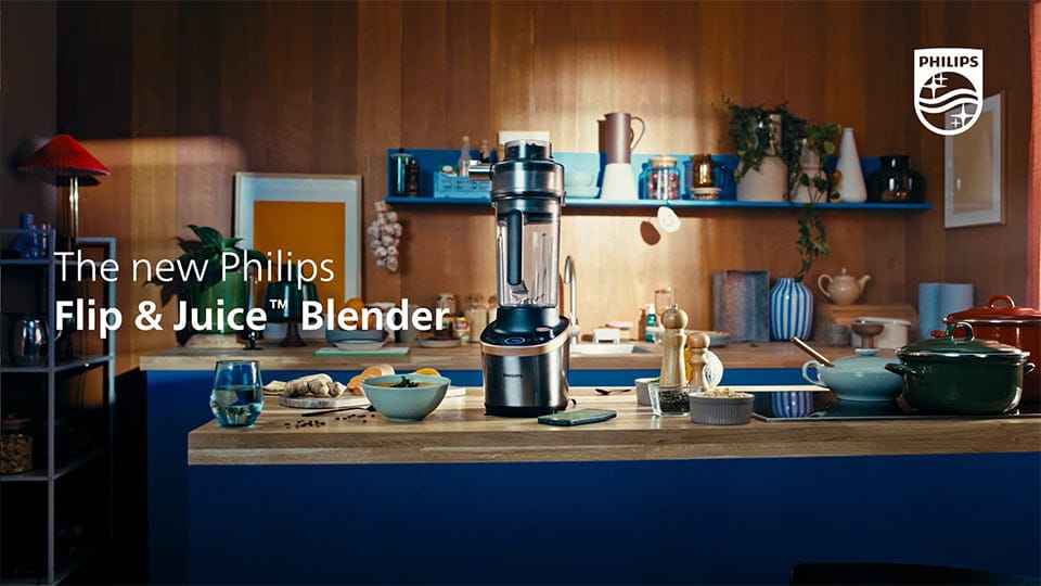 Videominiatyr av Philips Flip & Juice-mixer under användning, produktvideo