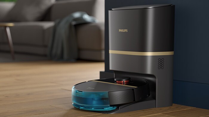 Philips robotdammsugare och mopp 7000-serien Aqua video