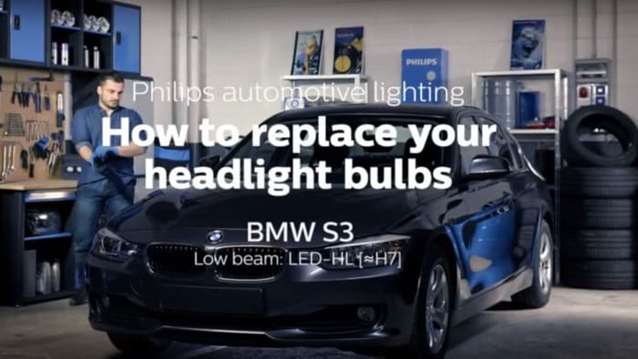 Så här byter du ut strålkastarlampor på BMW 3-serien