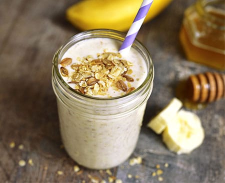 Nyttig smoothie fullproppad med fibrer