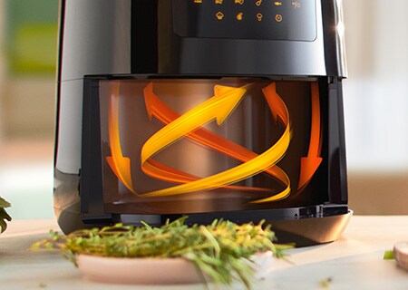 360° luftflöde i luftritösen Philips Airfryer