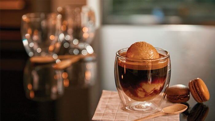 Enkelt affogato-recept