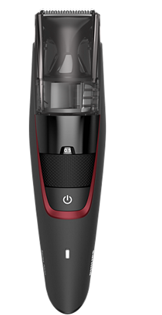 Beardtrimmer series 7000 - Vacuum-system fångar upp klippta skäggstrån