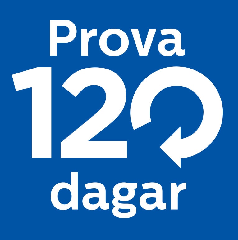 Philips Nöjdhetsgaranti - 120 dagar