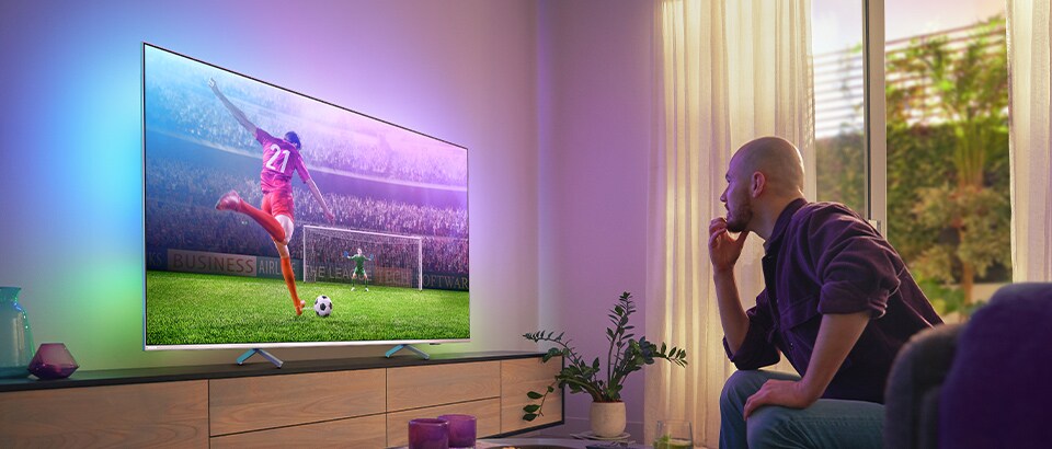 Philips Ambilight-TV | Bästa TV:n för fotboll och sport