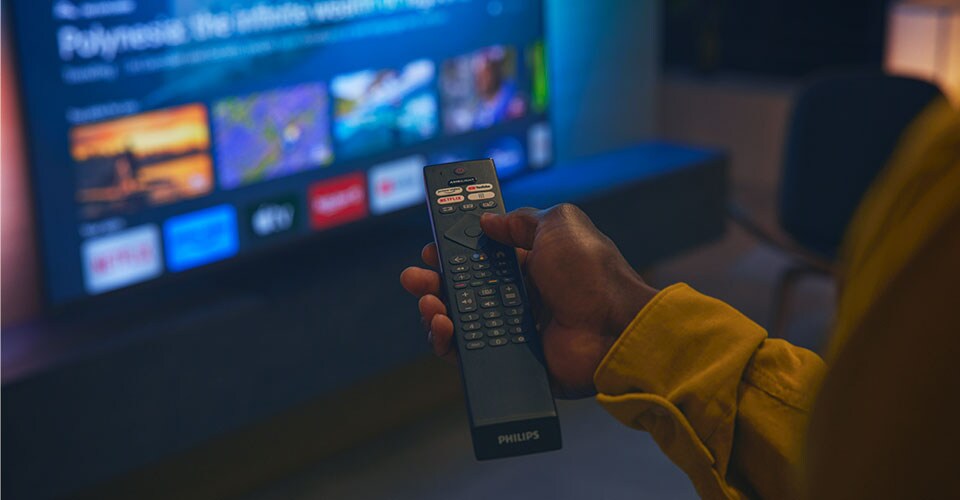 Fjärrkontroll av Ambilight TV