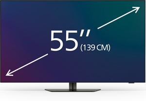 55 tums TV-apparater