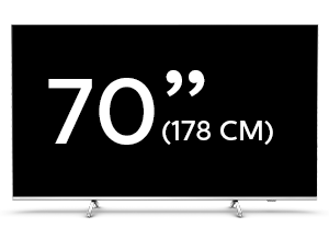 70 tums Philips 4K UHD LED Android TV i Performance-serien