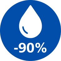 Ikon f&ouml;r 90 procent mindre fett