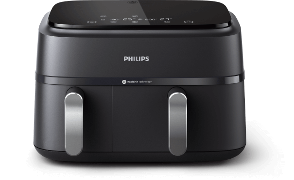 Philips Airfryer med dubbla korgar NA351